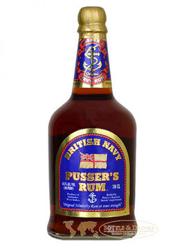 Pussers British Navy Rum Gunpowder Proof 54,5% 0,7 Liter