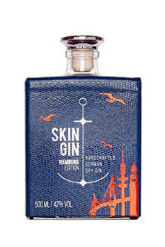 Skin Gin - Edition Hamburg Blue 0,50 Liter - Vol 42%