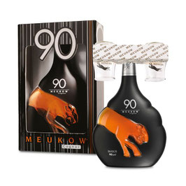 Meukow 90 VS Cognac MED 2 SHOTGLAS