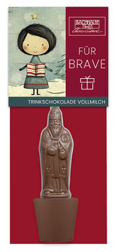 WH24 TRINKSCHOKO NIKOLAUS  VOLLMILCH / Für brave Rot