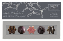 WH24 5er PRALINENSTANGE Mit / Mistelzweig grau