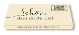 Schön, dass du da bist GF Champagner Vollmilch