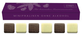 WH24 MINIPRALINENSTANGE OHNE / Tannenzapfen lila
