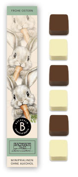 OSTERN 2026 Minipralinenstange Milchsahne und Weisse Sahne