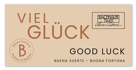 GF Nougat Vollmilch - VIEL GLÜCK