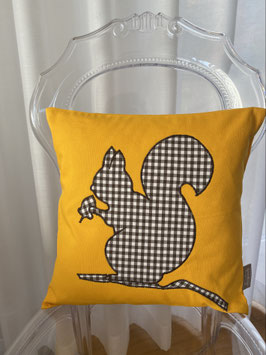 Kissen Eichhörnchen braun