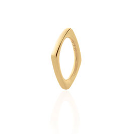 ARKAIKA stacking ring - yellow gold vermeil