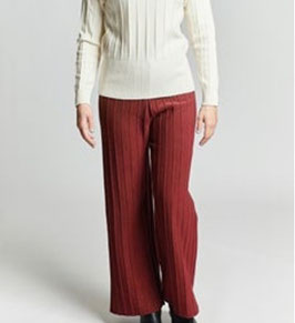 Pantalone a Coste - Bordeaux