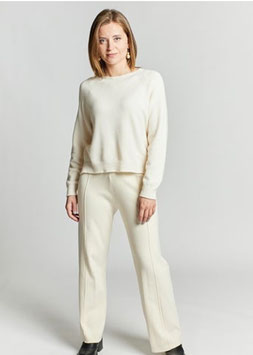 Pantalone con Riga - Panna