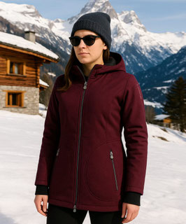 PARKA +MINO DONNA (CORTO) BORDEAUX