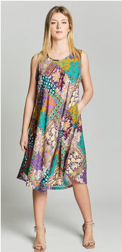 Vestito Lungo con Fantasia - PRM32
