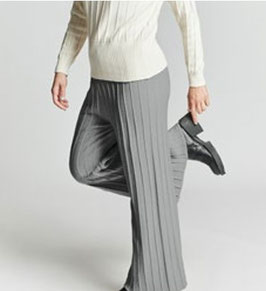 Pantalone a Coste - Grigio