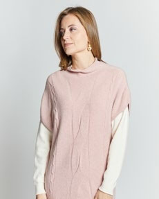 MAGLIA / GILET  Rosa