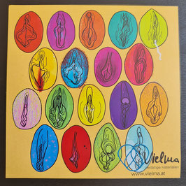 Vulva-Vielfalt Sticker