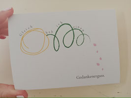 Karte "Gedankenerguss"