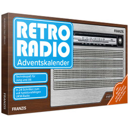 Franzis: Adventskalender Retro-Radio, UKW-Radio zum Selberbauen, Elektronik-Experimente, ab 14+