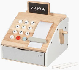 Kaufmannsladenkasse mit Geräusch beim Öffnen,