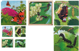 Wachstumspuzzle, Schmetterling 86 Teilig