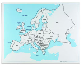 Kontrollkarte Europa