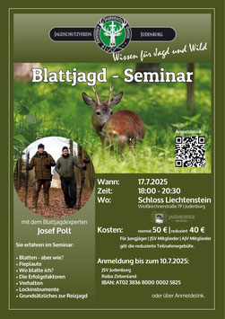 Blattjagd-Seminar des JSV Judenburg