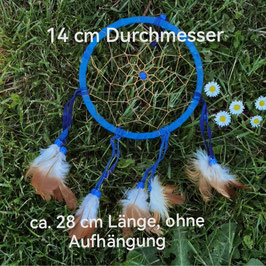 Traumfänger / Dreamcatcher, mittlere Größe, blau, (TR17) davon 3 Größen im Shop