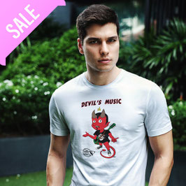 DEVIL'S MUSIC T-SHIRT (MEN) WHITE