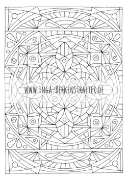 Mandalakarte "Blüte"