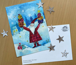 Weihnachtsmann Winterlandschaft