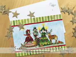 Weihnachtsgesellschaft Postkarte