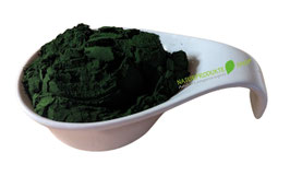 Bio Algen Mix Pulver:  Mix aus Bio Chlorella und Bio Spirulina