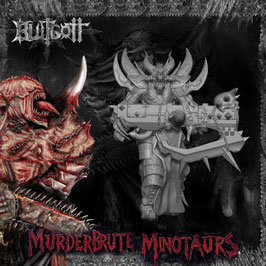 MURDERBRUTE MINOTAUR WITH WARMACHINE CANNON