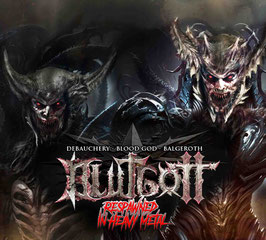 BLUTGOTT - Respawned in Heavy Metal 3CD Album (2023)