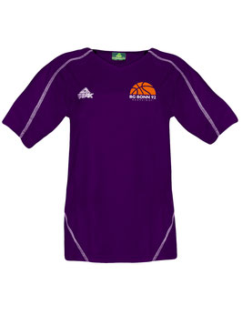 PEAK Shooting Shirt Purple mit BG Bonn Basketball Logos und Wunschnamen