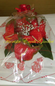 Mazzo con anthurium