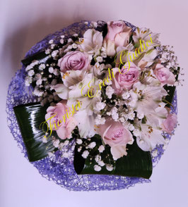 Bouquet rose lilla e alstroemrie