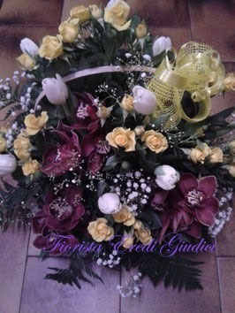 Cesto fiori misti