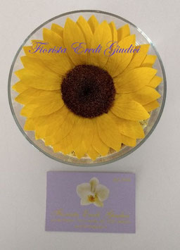 GIRASOLE eterno in cristallo XXL