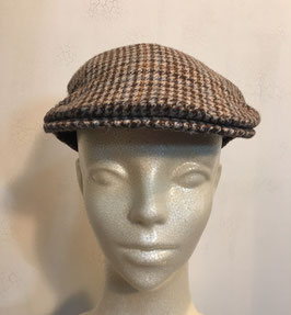 BARBOUR TWEED FLAT CAP