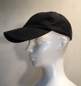 BARBOUR WAXED COTTON CAP BLACK