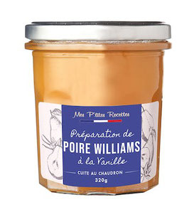 Confiture poire Williams & vanille