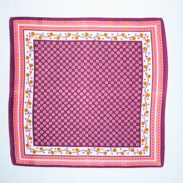 Foulard purple pattern mix / Tuch violetter Mustermix