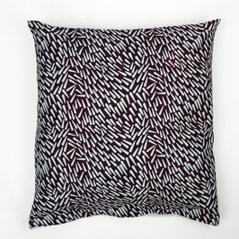 Cushion turquoise back cover 50x50 - Kissen türkise Rückseite 50x50