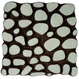 Holzstempel Block Print Dots gross M 304