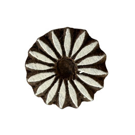 Holzstempel Block Print Blume M 289