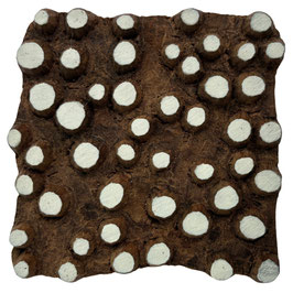 Holzstempel Block Print Dots M 303
