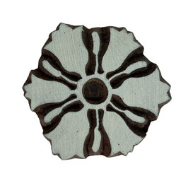 Holzstempel Block Print Blume M 284