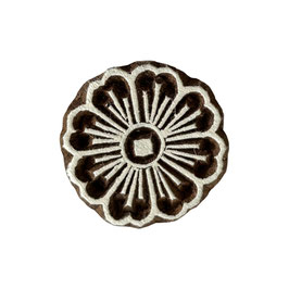 Holzstempel Block Print Blume M 286