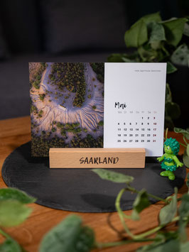 Saarland Tischkalender 2026