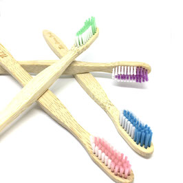 4 brosses à dents bambou adulte ou enfant
