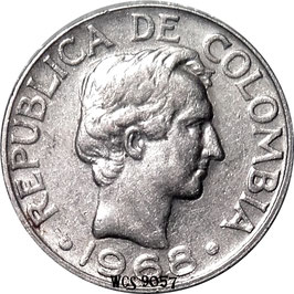 Colombia 10 Centavos 1967-1969 KM#226